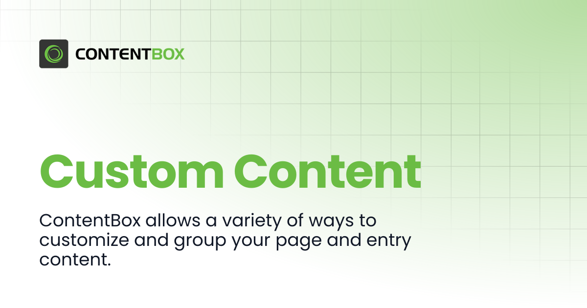 Custom Content | ContentBox Modular CMS
