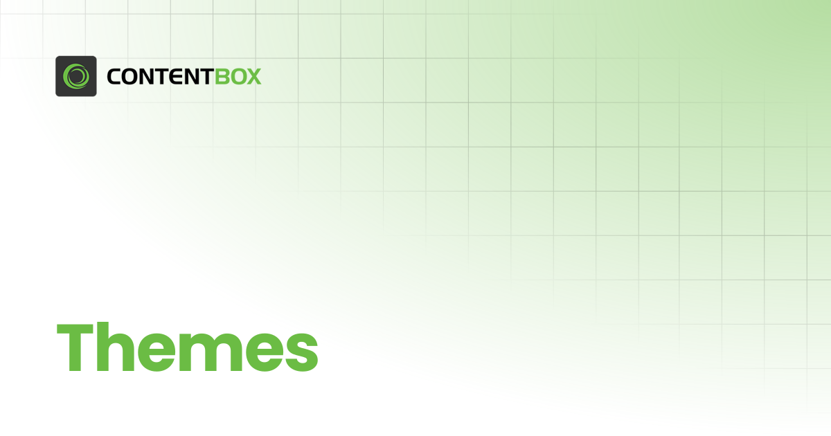 Themes | ContentBox Modular CMS